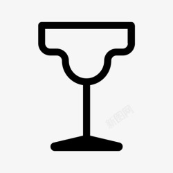 杯龙舌兰酒玛格丽塔杯鸡尾酒饮料图标高清图片