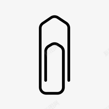 回形针附件办公室图标图标