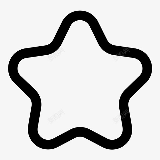 星星最爱比率图标svg_新图网 https://ixintu.com 形状 星星 最爱 比率 符号 线性正方形v2