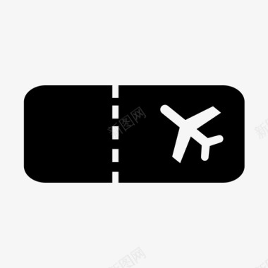 机票登机飞机票图标图标