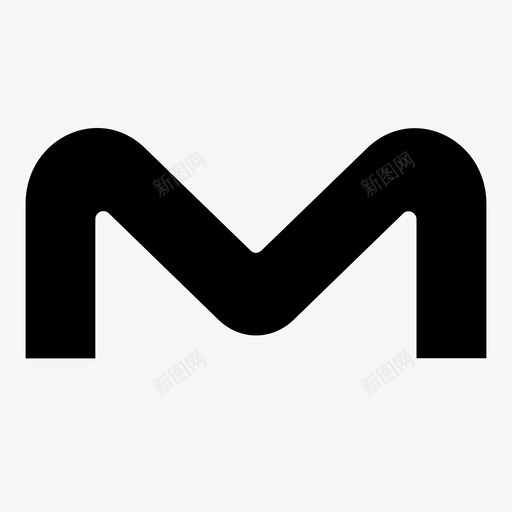 M logosvg_新图网 https://ixintu.com M logo