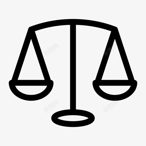 法律平衡公正图标svg_新图网 https://ixintu.com 公正 平衡 法律 法律尺度