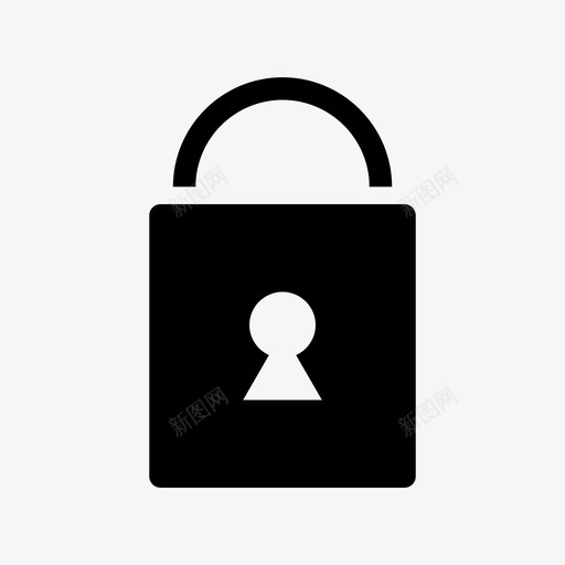 挂锁密码私人图标svg_新图网 https://ixintu.com 安全 密码 挂锁 私人 秘密