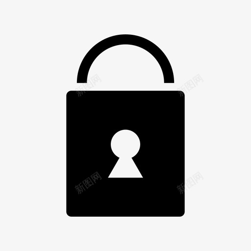 挂锁密码私人图标svg_新图网 https://ixintu.com 安全 密码 挂锁 私人 秘密