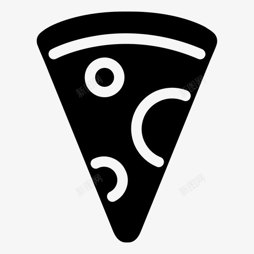 披萨晚餐食物图标svg_新图网 https://ixintu.com 午餐 意大利香肠 披萨 晚餐 食物