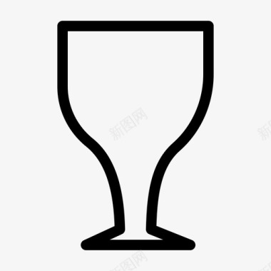 玻璃瓶酒饮料图标图标