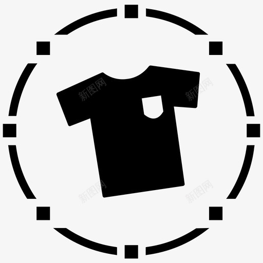 商品服装电子商务图标svg_新图网 https://ixintu.com T恤 商品 服装 概念 电子商务