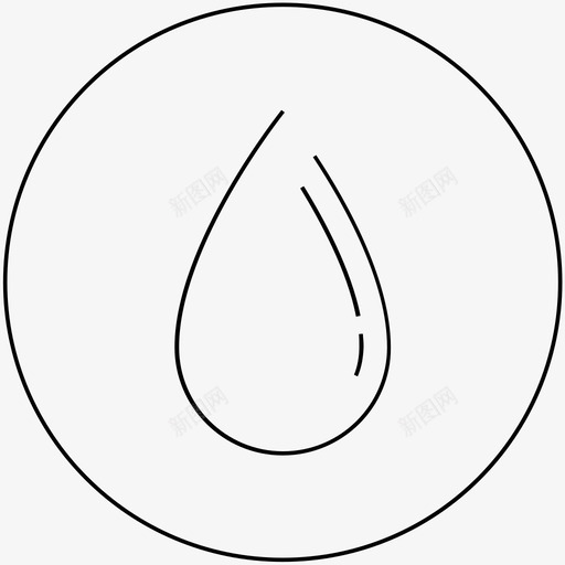 水滴svg_新图网 https://ixintu.com 水滴 湿度 水份 保湿 水 产品特点