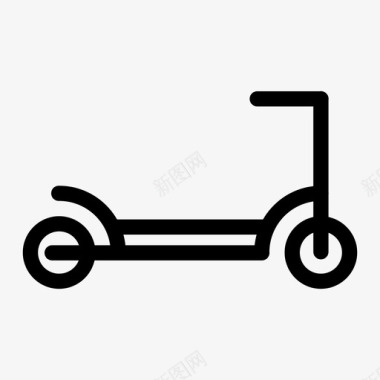 滑板车婴儿自行车自行车图标图标