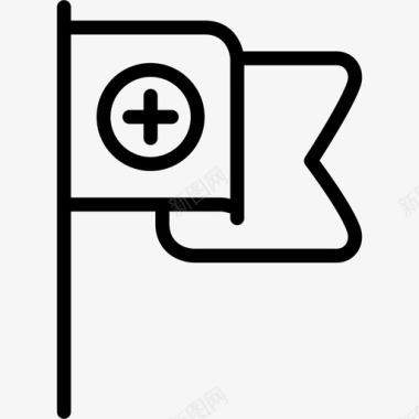 医疗标志援助医院图标图标