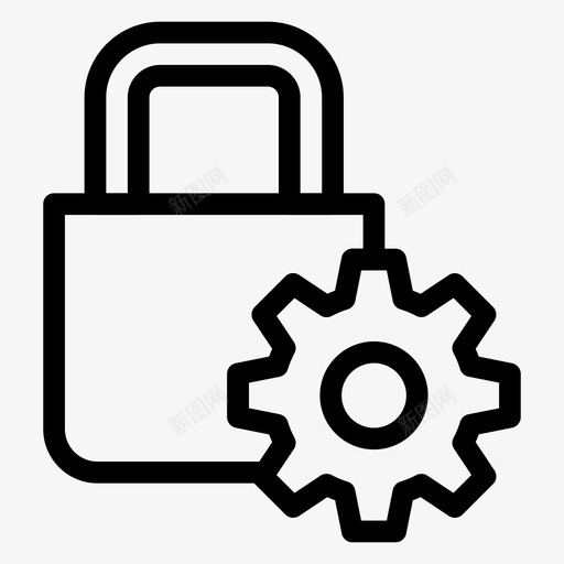 储物柜装备防护图标svg_新图网 https://ixintu.com 储物柜 安全 安全线图标 装备 设置 防护