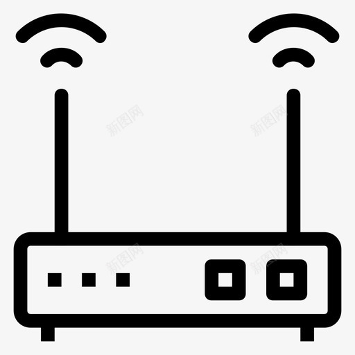 设备互联网移动设备图标svg_新图网 https://ixintu.com wifi 互联网 无线 移动设备 网络通信线路图标 设备 路由器