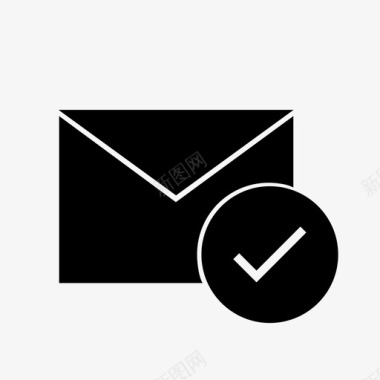邮件检查电子邮件信件图标图标