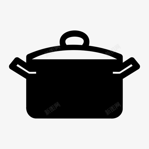 锅煮食物图标svg_新图网 https://ixintu.com 厨房 煮 锅 食物
