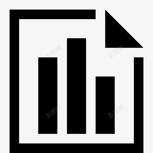 工具栏-新建-报表svg_新图网 https://ixintu.com 工具栏-新建-报表