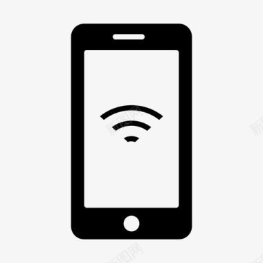 智能手机wifi互联网wifi连接图标图标