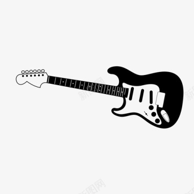 stratocaster左挡泥板吉他图标图标