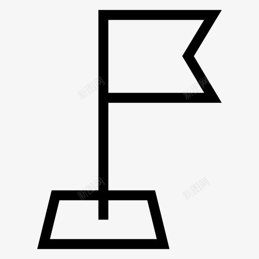 标志目标位置图标svg_新图网 https://ixintu.com pin 位置 地图和导航线图标 报告 标志 目标
