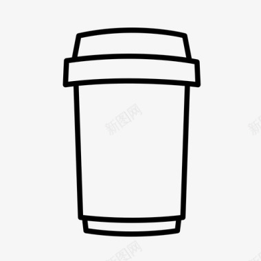咖啡杯茶拿铁饮料图标图标