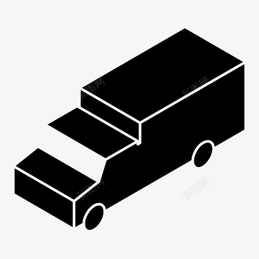 卡车汽车驾驶图标svg_新图网 https://ixintu.com 卡车 旅行 汽车 简单车辆 车辆 运输 驾驶
