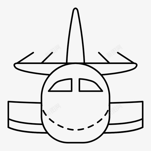 飞机交通旅行图标svg_新图网 https://ixintu.com 交通 旅游图标集 旅行 飞机