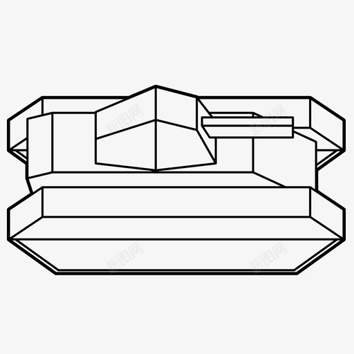 坦克军队冲突图标svg_新图网 https://ixintu.com 军事 军用车辆 军队 冲突 坦克 战争 战斗