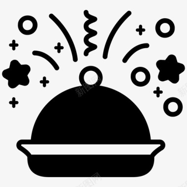 菜肴食物厨房图标图标
