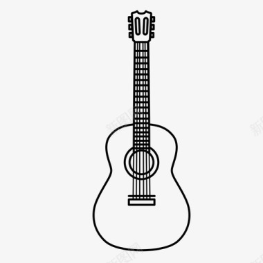 西班牙吉他原声音乐图标图标