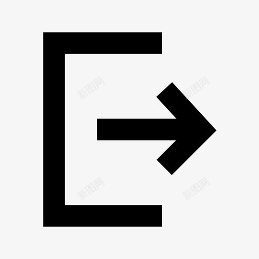 log-outsvg_新图网 https://ixintu.com log-out