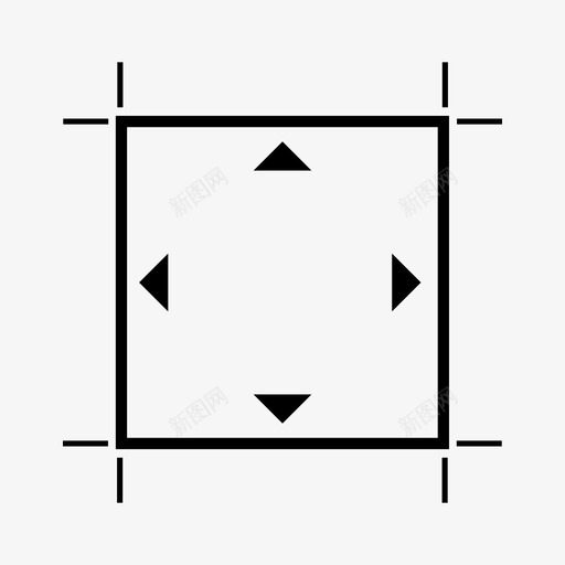 十字线svg_新图网 https://ixintu.com 十字线 crosshair8