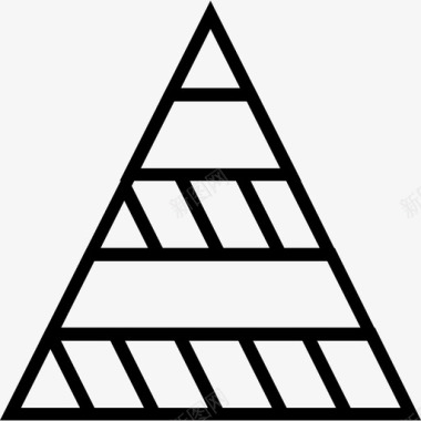 图表层次金字塔图标图标