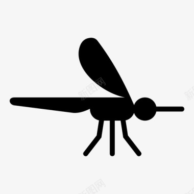 蚊子虫子疟疾图标图标