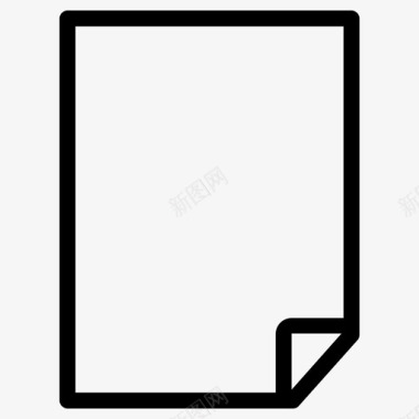 空白空白纸张文档图标图标
