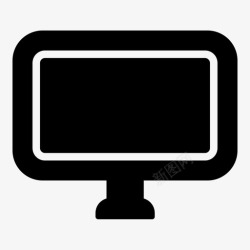 方形显示器显示器屏幕电视图标高清图片