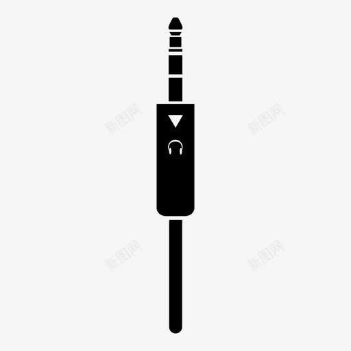 插头迷你插孔图标svg_新图网 https://ixintu.com 插头 迷你插孔