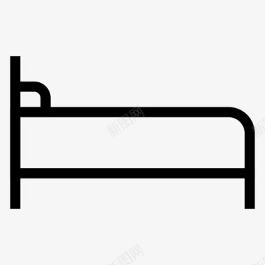 床家具家庭图标图标