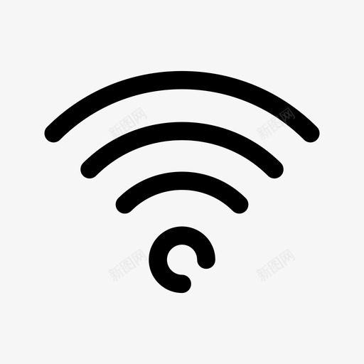 wifi信号ui控件图标svg_新图网 https://ixintu.com ui控件 wifi信号