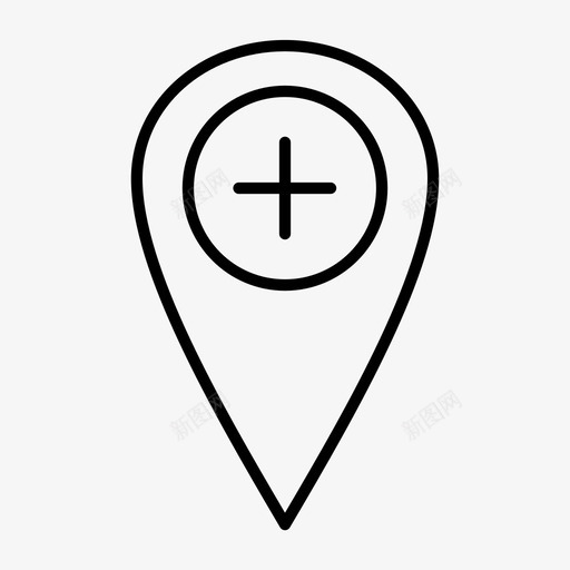 添加位置地图标记svg_新图网 https://ixintu.com pin 地图 标记 添加位置