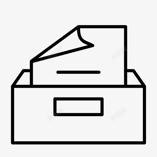 文件柜档案文件图标svg_新图网 https://ixintu.com 办公室 文件 文件柜 档案