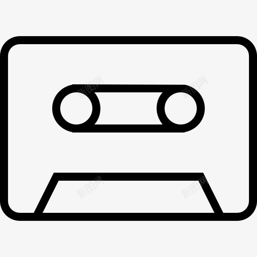混音磁带盒式磁带音乐图标svg_新图网 https://ixintu.com 混音磁带 盒式磁带 音乐