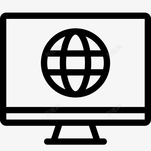 全球社区互联网图标svg_新图网 https://ixintu.com 互联网 全球 在线 平面轮廓搜索引擎优化营销 搜索引擎优化 社区