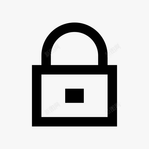 锁私人安全图标svg_新图网 https://ixintu.com 安全 私人 锁