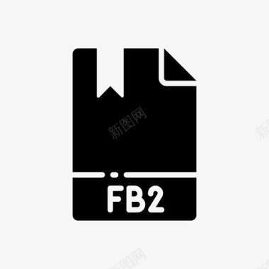 fb2文件图标图标