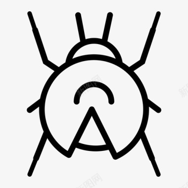 昆虫甲虫臭虫图标图标