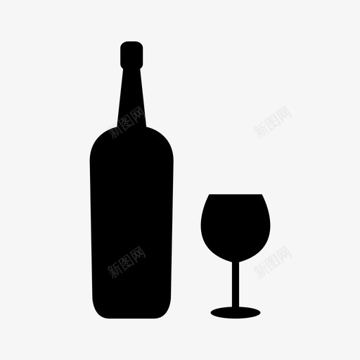 葡萄酒酒精优雅图标svg_新图网 https://ixintu.com 优雅 派对 液体 葡萄酒 起泡酒 酒精