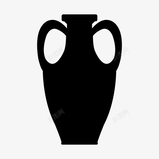 花瓶艺术品陶瓷图标svg_新图网 https://ixintu.com 旧 艺术品 花瓶 装饰 陶瓷