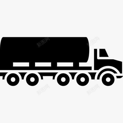 油罐车天然气运输图标svg_新图网 https://ixintu.com 卡车 天然气 油罐车 运输 运输地面