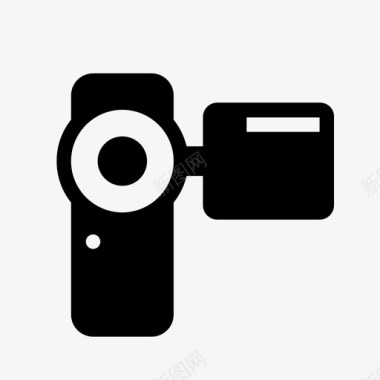 手持式摄像机摄像机小工具图标图标