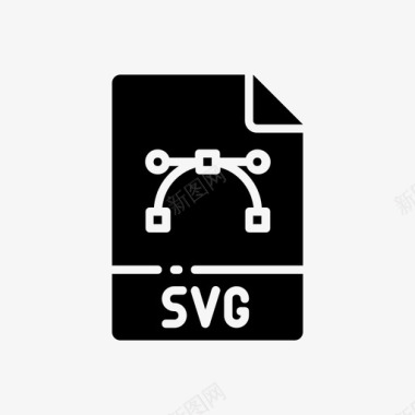 svg文档扩展名图标图标