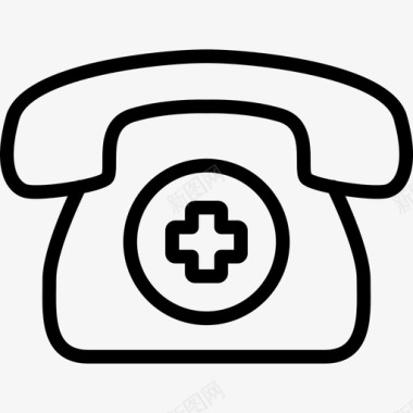 紧急呼叫护理电话图标图标